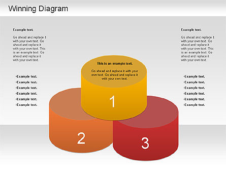 Formes du gagnant, Diapositive 7, 01183, Formes — PoweredTemplate.com