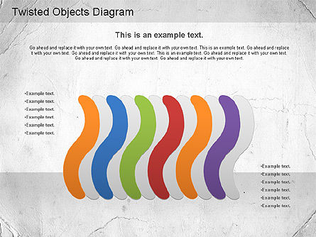 Free Twisted Objects, Slide 11, 01185, Shapes — PoweredTemplate.com