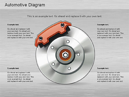 Automotive Parts Shapes, Slide 4, 01187, Shapes — PoweredTemplate.com