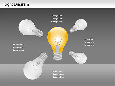 Lichtvormen diagram, Dia 13, 01191, Figuren — PoweredTemplate.com