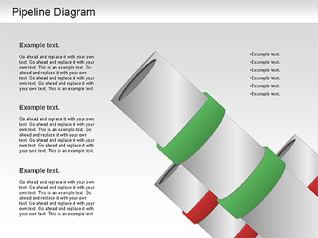 Diagramme du pipeline, Diapositive 11, 01192, Schémas puzzle — PoweredTemplate.com