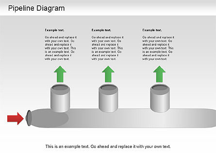 Pipeline Diagram , Slide 12, 01192, Puzzle Diagrams — PoweredTemplate.com