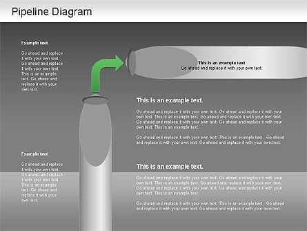 Diagramme du pipeline, Diapositive 15, 01192, Schémas puzzle — PoweredTemplate.com