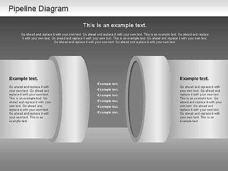 Pipeline Diagram , Slide 16, 01192, Puzzle Diagrams — PoweredTemplate.com