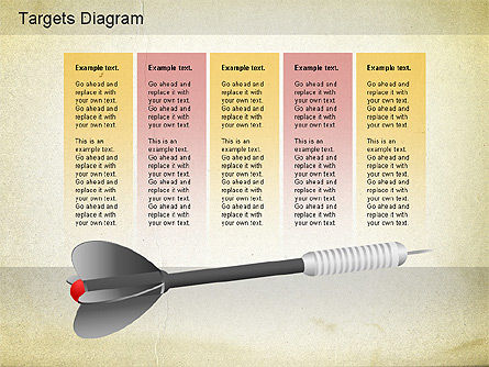Diagram Sasaran, Slide 11, 01194, Model Bisnis — PoweredTemplate.com