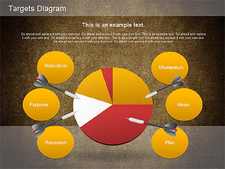 Targets Diagram, Slide 15, 01194, Business Models — PoweredTemplate.com