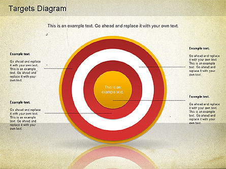 Targets Diagram, Slide 6, 01194, Business Models — PoweredTemplate.com