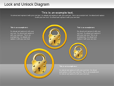 Lock unlock diagram, Dia 16, 01196, Stage diagrams — PoweredTemplate.com
