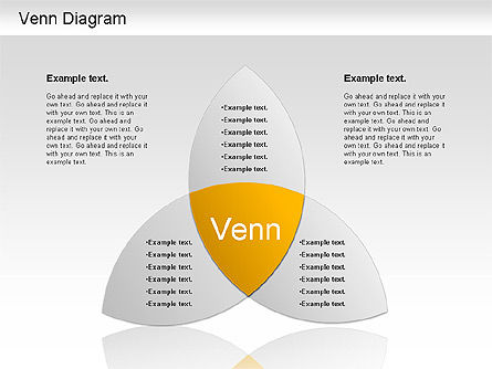 Venn Ellipse Diagram, Slide 12, 01197, Business Models — PoweredTemplate.com