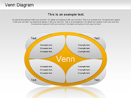 Diagram Ellipse Venn, Slide 9, 01197, Model Bisnis — PoweredTemplate.com