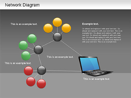 Diagram Topologi, Slide 14, 01199, Model Bisnis — PoweredTemplate.com