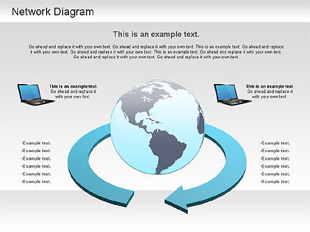 Diagram Topologi, Slide 4, 01199, Model Bisnis — PoweredTemplate.com
