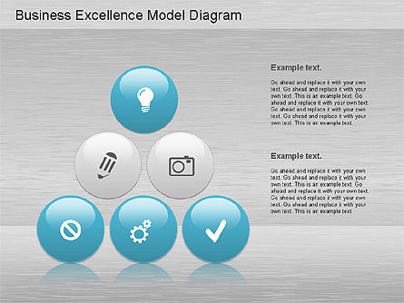 Business excellence model, Dia 6, 01200, Businessmodellen — PoweredTemplate.com
