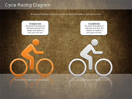 Cycle Racing Diagram, Slide 14, 01202, Business Models — PoweredTemplate.com