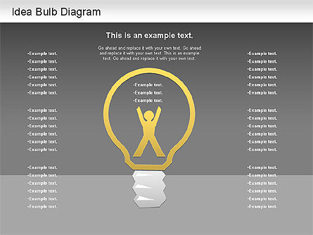 Idee Birne Diagramm, Folie 15, 01206, Business Modelle — PoweredTemplate.com