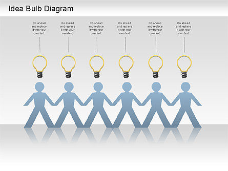 Idea Bulb Diagram, Diapositiva 9, 01206, Modelos de negocios — PoweredTemplate.com