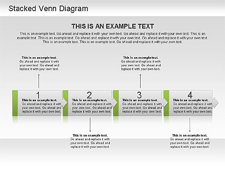 Diagram Venn Bertumpuk, Slide 10, 01209, Model Bisnis — PoweredTemplate.com