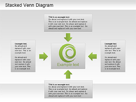 Diagram Venn Bertumpuk, Slide 3, 01209, Model Bisnis — PoweredTemplate.com