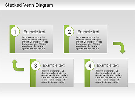 Diagram Venn Bertumpuk, Slide 6, 01209, Model Bisnis — PoweredTemplate.com
