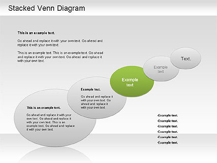 Stacked Venn Diagram, Slide 7, 01209, Business Models — PoweredTemplate.com