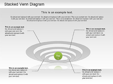 Stacked Venn Diagram, Slide 9, 01209, Business Models — PoweredTemplate.com