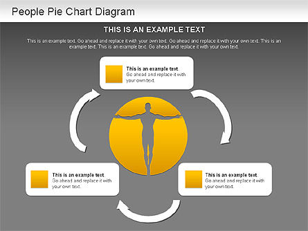 People Pie Chart, Slide 14, 01211, Pie Charts — PoweredTemplate.com