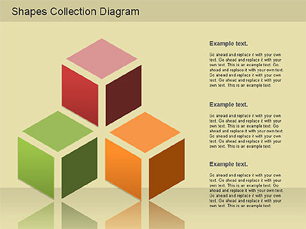 Formes de triangles et carrés, Diapositive 12, 01213, Formes — PoweredTemplate.com