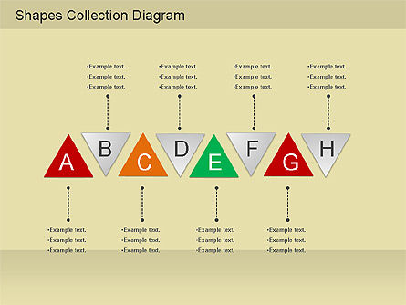 Triangles e formas de quadrados, Deslizar 2, 01213, Formas — PoweredTemplate.com