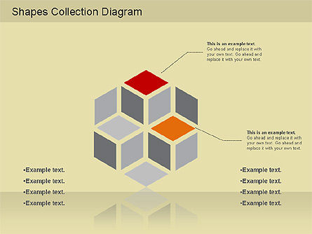 Formes de triangles et carrés, Diapositive 4, 01213, Formes — PoweredTemplate.com