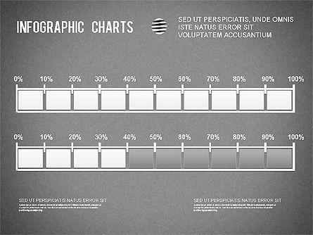 Infographics charts, Dia 11, 01225, Presentatie Templates — PoweredTemplate.com