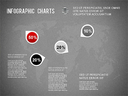 Gráficos Infográficos, Diapositiva 12, 01225, Plantillas de presentación — PoweredTemplate.com