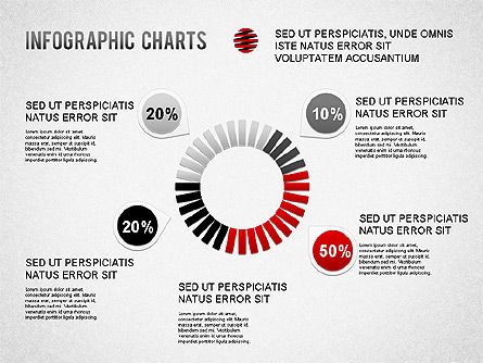 Infographics Charts, Slide 2, 01225, Presentation Templates — PoweredTemplate.com