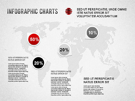Infographics charts, Dia 4, 01225, Presentatie Templates — PoweredTemplate.com