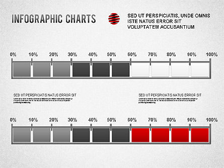 Infographics charts, Dia 6, 01225, Presentatie Templates — PoweredTemplate.com