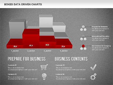Bar Data Driven Chart, Slide 14, 01228, Data Driven Diagrams and Charts — PoweredTemplate.com