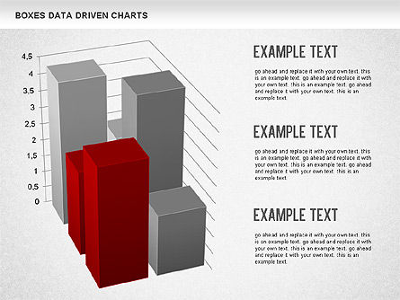 Gráfico impulsado por datos de barras, Diapositiva 8, 01228, Diagramas basados en datos — PoweredTemplate.com