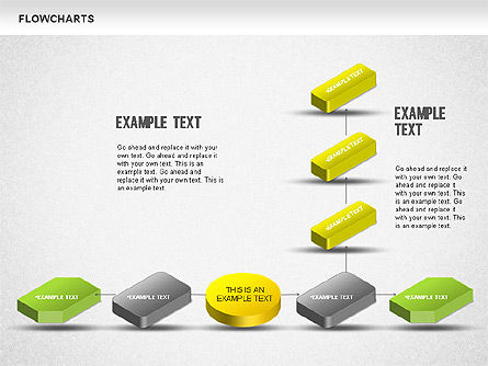 Diagramme 3d, Diapositive 9, 01233, Organigrammes — PoweredTemplate.com