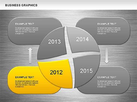 Anni di confronto grafico a torta, Slide 11, 01238, Grafici a Torta — PoweredTemplate.com