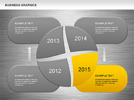 Anni di confronto grafico a torta, Slide 14, 01238, Grafici a Torta — PoweredTemplate.com