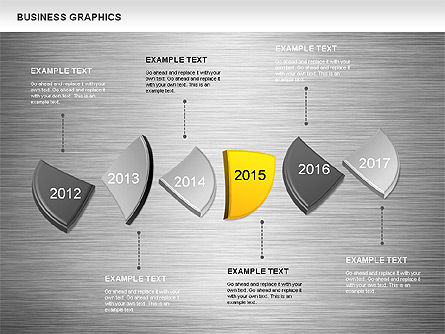 Años Comparados, Diapositiva 15, 01238, Gráficos circulares — PoweredTemplate.com