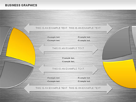 Años Comparados, Diapositiva 16, 01238, Gráficos circulares — PoweredTemplate.com