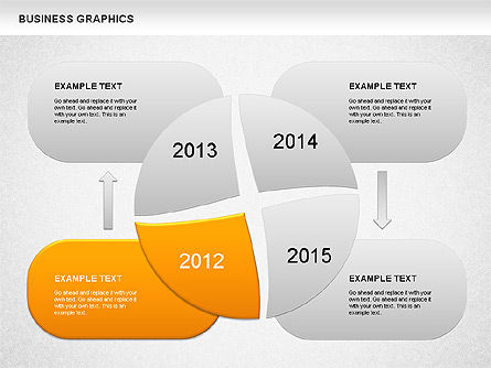 Anni di confronto grafico a torta, Slide 3, 01238, Grafici a Torta — PoweredTemplate.com