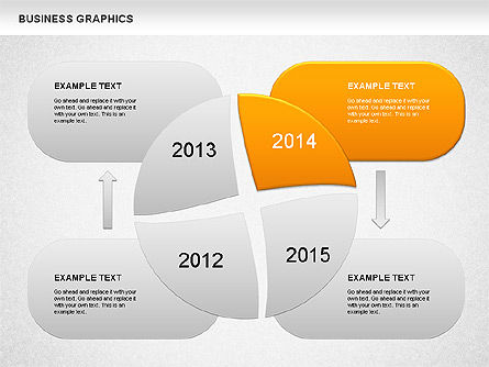 Anni di confronto grafico a torta, Slide 5, 01238, Grafici a Torta — PoweredTemplate.com