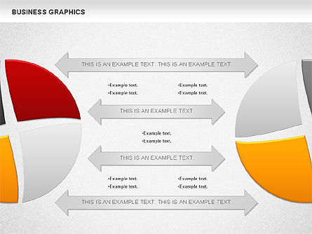 Animes comparar gráfico de pizza, Deslizar 8, 01238, Gráficos circulares — PoweredTemplate.com