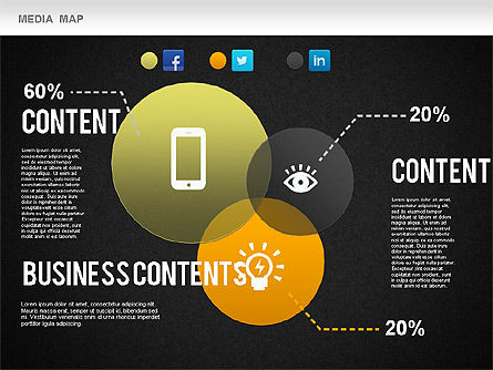 Mapa de medios, Diapositiva 11, 01240, Modelos de negocios — PoweredTemplate.com