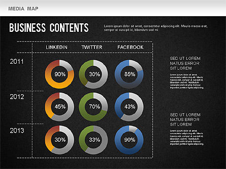 Mapa de medios, Diapositiva 16, 01240, Modelos de negocios — PoweredTemplate.com