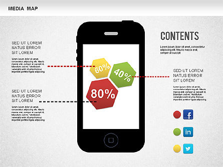 Mapa de medios, Diapositiva 6, 01240, Modelos de negocios — PoweredTemplate.com