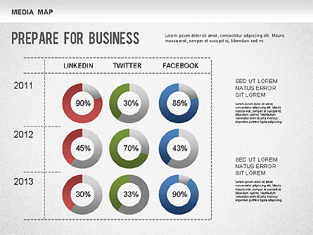 Mapa de medios, Diapositiva 8, 01240, Modelos de negocios — PoweredTemplate.com