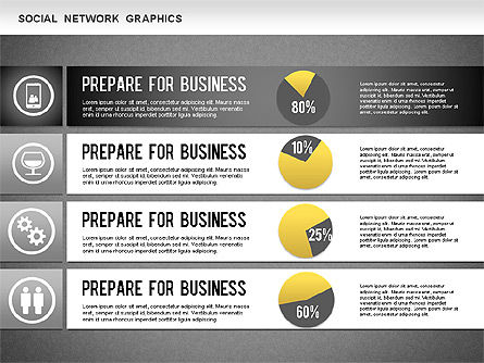 Sociaal netwerkdiagram, Dia 15, 01245, Businessmodellen — PoweredTemplate.com