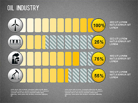 Diagrama de la industria petrolera, Diapositiva 11, 01254, Plantillas de presentación — PoweredTemplate.com